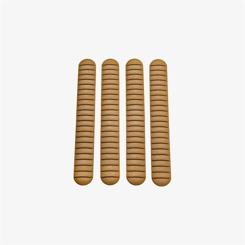 M-LOK® Rail Covers tarjoavat matalan profiilin, erinomaisen pidon ja lämmönkestävyyden, sopien useimmille konesorville ja polymeerikahvoille.