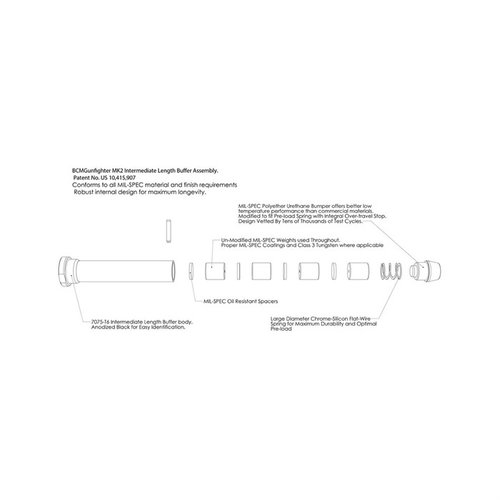 MK2 MOD 1 - T3 vaimentaa rekyyliä luotettavasti, parantaa tarkkuutta ja käyttää M16A4 jousia, mikä lisää toiminnan johdonmukaisuutta.