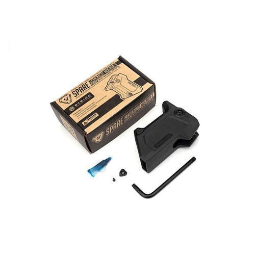 Strike Industriesin SIG SAUER P320 varausteline tarjoaa nopean pääsyn vara-aseeseen, lukitustekniikan ja helpon asennuksen kestävästä polymeerista.