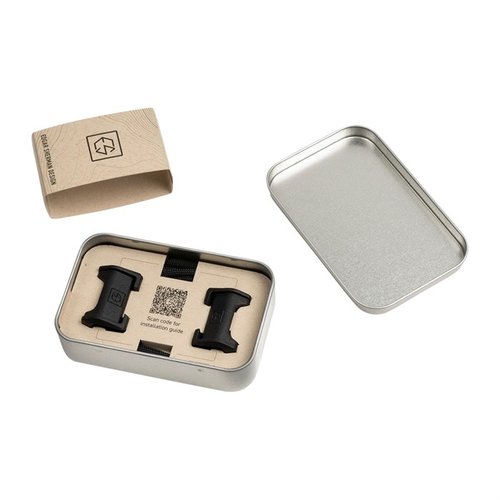 ESD Paracord Guide on suunniteltu pitämään paracord-knotit tiukasti kiinni, estämään kiertymistä ja lisäämään mukavuutta, painaen vain alle 0,2 unssia.