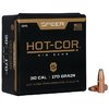 HOT-COR 30 CALIBER - 170GR Soft Point Flat Nose - luodit tarjoavat erinomaisen tarkkuuden ja luotettavan suorituskyvyn ilman haitallisia tyhjiöitä ytimen sisällä.