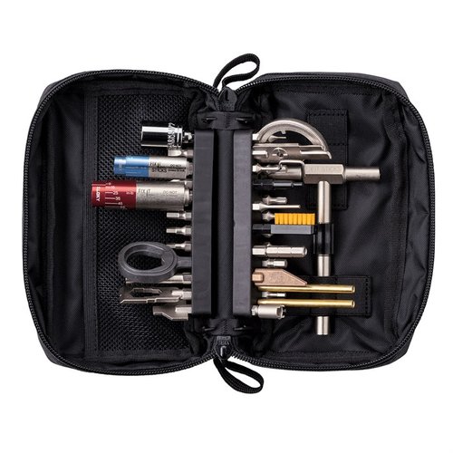 Fix It Sticks "The Works" All-In-One Combo Tool Kit tarjoaa kattavan valikoiman korkealaatuisia työkaluja, jotka on suunniteltu asehuoltoon ja -korjaukseen.