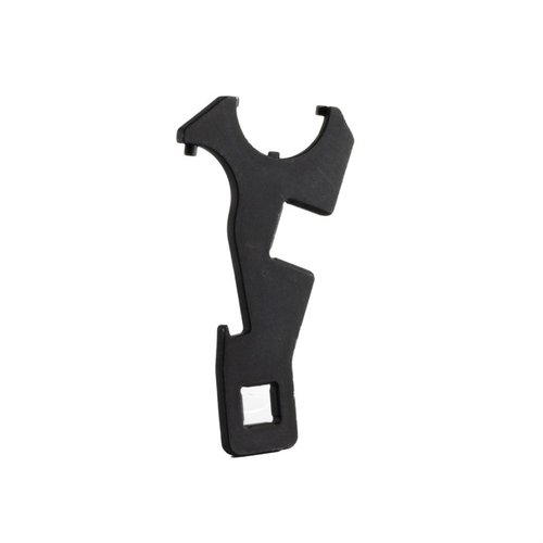Brownells BRN-4 / HK416 Combo Wrench yhdistää castle nut, barrel nut ja flash hider työkalut sekä ½" drive ratchetin, täydellinen työkalu purkamiseen ja kokoamiseen.