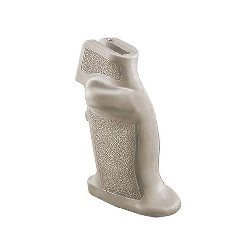 Luth-AR AR-15 Chubby Pistol Grip tarjoaa erinomaisen mukavuuden ja hallinnan, sopii täydellisesti standardeille AR-15 kiväärille.