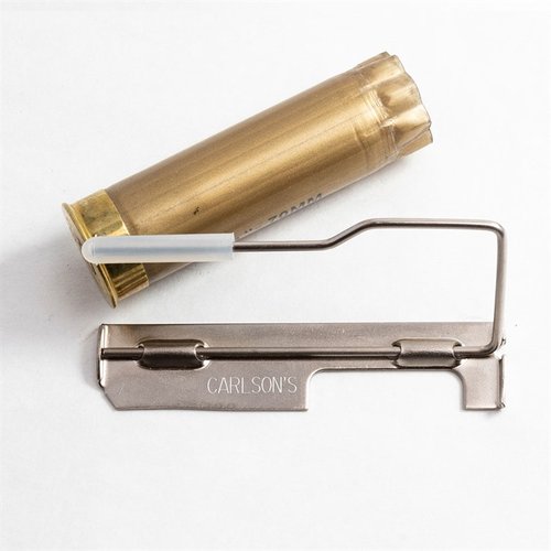 Carlsonin 12 & 20 Gauge Auto Catcher on kestävä teräksinen hylsykerääjä, joka estää tyhjien hylsylien putoamisen ja pitää ne helposti poistettavina.