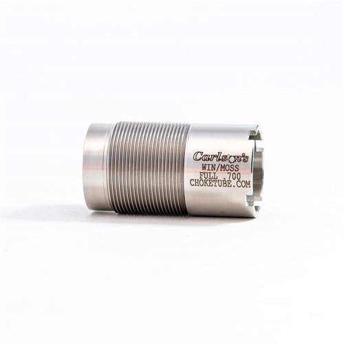 Carlsonin 17-4 kuumakäsitellystä ruostumattomasta teräksestä valmistetut choke-putket tarjoavat kestävyyttä ja tarkkuutta Winchester, Mossberg ja Browning haulikoille.