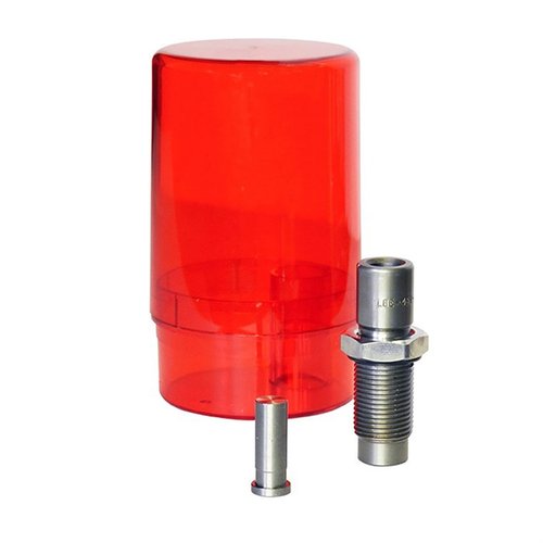 Lee Bullet Sizing Kit on nopein ja helpoin tapa koon säätämiseen valetuissa luodeissa. Yhteensopiva yksivaiheisten latauspainojen kanssa, ei erillisiä yläpumppuja tarvita.