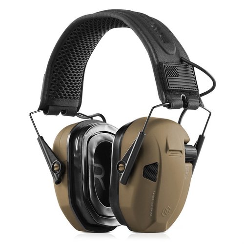 Apollo Electronic Sound Suppressors tarjoavat 24dB melunvaimennuksen, mukautuvan äänenvahvistuksen ja mukavat geeli-korvatyynyt, kompaktit ja taitettavat.