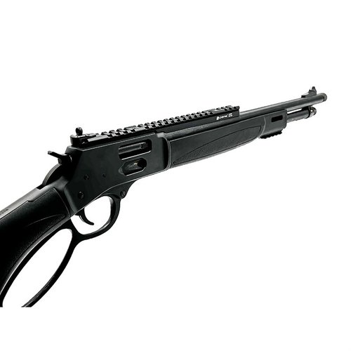 .357 Mag -kiväärille suunniteltu XS Lever Rail mahdollistaa optiikan kiinnittämisen useisiin asemiin, kevyttä anodisoitua alumiinia, Picatinny-standardeja.