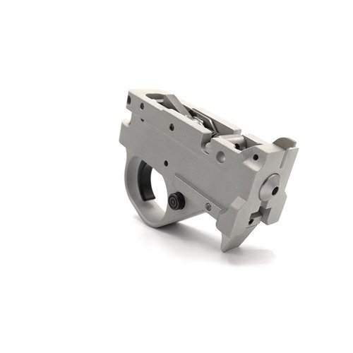 KIDD:n kaksivaiheinen liipaisin Ruger 10/22:lle tarjoaa puhdasta ja tarkkaa laukaisua, luotettavuutta ja turvallisuutta, yhdistäen kevyen ja toistettavan toiminnan.