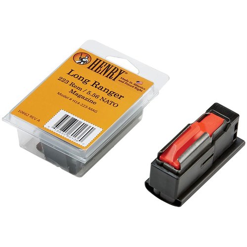 Henry Long Ranger 223 Remington/5.56x45 NATO 5RD - täydellinen varaosa, joka takaa luotettavan toiminnan ja lisää ampumakapasiteettia.