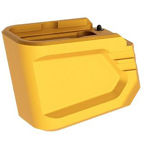 +4/5 MAGAZINE EXTENSIONS GLOCK® 19 & 23 lisäävät kapasiteettia helposti, asennus alle 10 sekunnissa, valmistettu alumiinista, yhteensopiva alkuperäisen jousen kanssa.