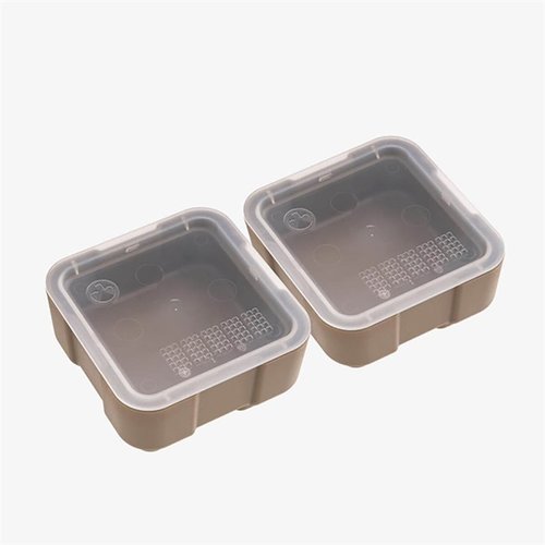 DAKA Bins 2-pack tarjoaa läpinäkyvät kannet, kestävän polypropylene-rakenteen ja mahdollisuuden järjestää osat DAKA GRID -järjestelmässä.
