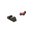 AMERIGLO RANGE SIGHT SET FIBER OPTIC FOR GLOCK 42,43,43X,48 BLACK