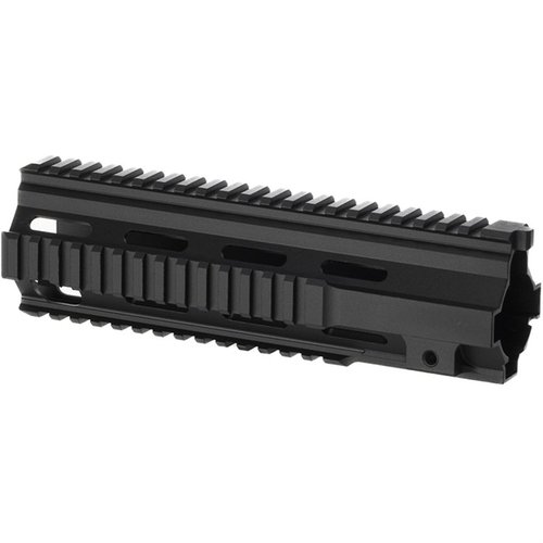 BRN-4 M27 Quad Rail Handguard tarjoaa erinomaisen kiinnityksen, tyylikkään ulkonäön ja yhteensopivuuden BRN-4 ja HK® 416 -alustojen kanssa.