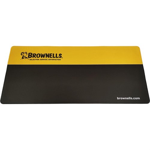Brownells Non-Slip Benchmat suojaa työpöytääsi ja aseesi pintaa, on joustava, liukumaton ja kestävä, sekä estää naarmut ja kulumat.