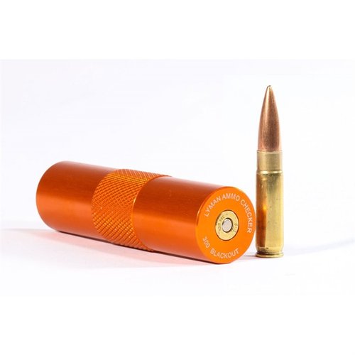 Lyman Pro Ammo Checker 300 AAC Blackout on tarkkuusvalmistettu ruostumattomasta teräksestä, joka takaa luotettavan ja ongelmattoman patruunan syöttämisen aseeseen.