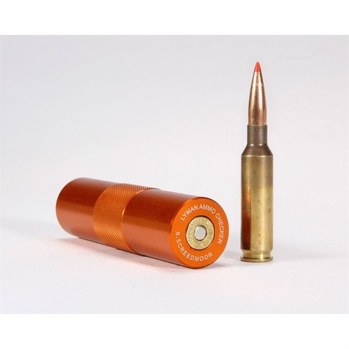 Lyman Pro Ammo Checker 6.5 Creedmoor on tarkkuusvalmistettu ruostumattomasta teräksestä, joka takaa vaivattoman ja luotettavan patruunoiden yhteensopivuuden aseesi kanssa.
