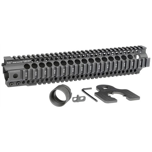AR-15 Combat Rail T-Series Free Float Handguard tarjoaa kestävän 6061-alumiinirakenteen ja MIL-STD 1913 Picatinny -rautoja, täydellinen lisävarusteille.
