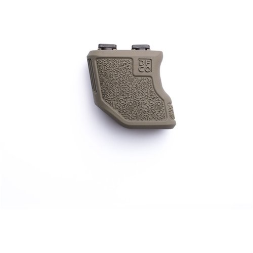 Tiger Claw M-LOK Vertical Forward Grip tarjoaa ergonomisen muotoilun, 10 asteen kulman ja parantaa tarkkuutta sekä käsittelyä kaikissa ampuma-asen asennoissa.