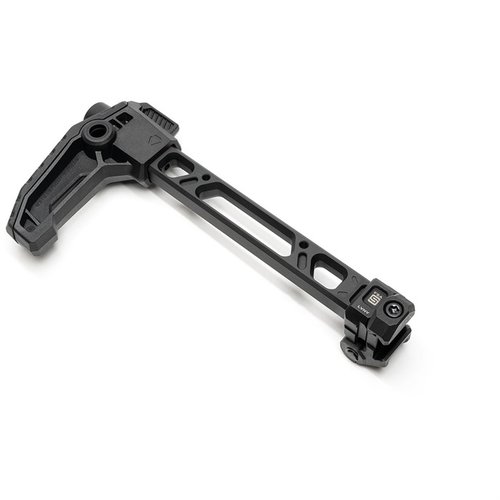 STRIKE FSA Single Folder - kestävä teräshingella, nopea käyttöönotto, 2 QD sling-pistettä ja täydellinen yhteensopivuus 1913 Picatinny-rautojen kanssa.