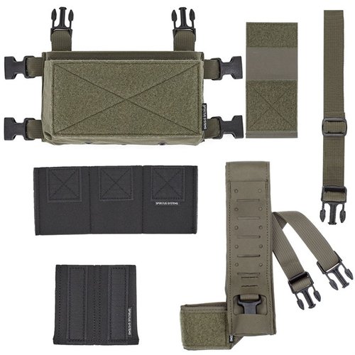 Micro Fight Chassis Mk4 Starter Kit tarjoaa tehokkuutta, modulaarisuutta ja kevyttä suorituskykyä, sisältäen kaksi suurta taskua ja monipuoliset lisävarusteet.