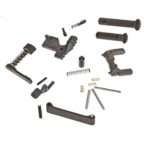 LMT .308 Lower Parts Kit tarjoaa korkealaatuiset osat, jotka ovat 100% amerikkalaista valmistusta, täydellinen valinta aseesi rakentamiseen.