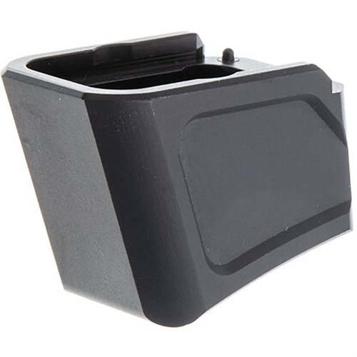 Tyrant CNC MKI +5/4 -lisäosa Glock 17/22/34/35/19X/45: Lisää 6 patruunaa, nopea asennus ilman työkaluja, CNC-koneistettu alumiini, erinomainen ote.