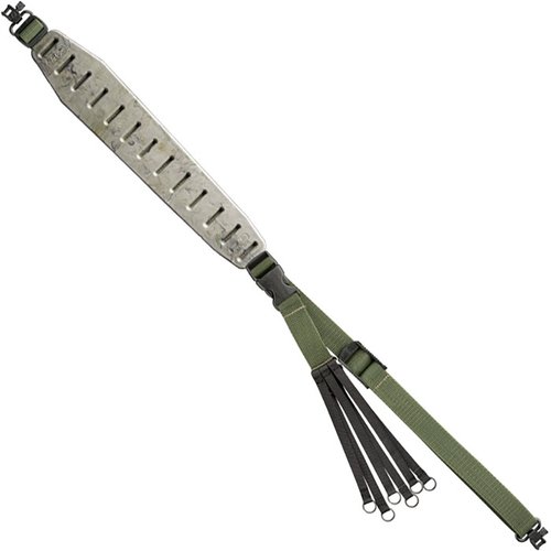 Quake Claw 2.0 Game Hauler Sling on kätevä, kumipinnoitettu olkahihna, joka mahdollistaa aseesi ja saaliisi kuljettamisen kädet vapaana.