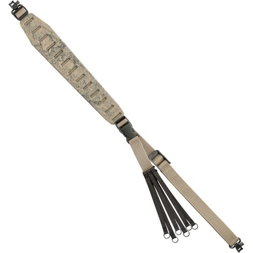 Quake Claw 2.0 Game Hauler Sling on kestävä ja käytännöllinen, vapauttaen kätesi vesistöjen ylityksissä, kantaen sekä aseesi että saaliisi.