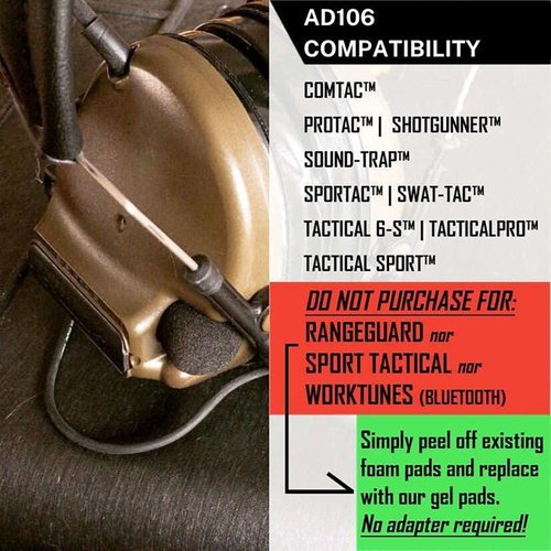 Noisefighters Sightlines - mukautettavat geelipäällysteet, jotka tarjoavat mukavuutta silmälasien käyttäjille, eristävät ääntä ja parantavat kuuntelukokemusta.