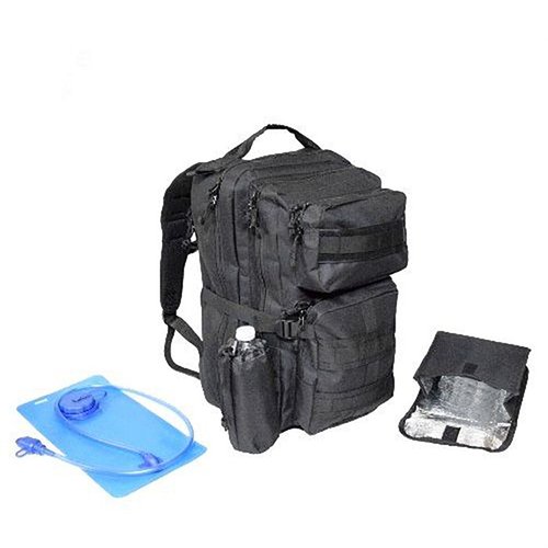 CACTUS JACK ARMORED TRANSPORT BACKPACK on muokattava reppu, jossa on MOLLE-kiinnitykset, useita vetoketjullisia osastoja ja tilaa 10" x 12" panssarilevylle.