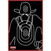 BIRCHWOOD CASEY DIRTY BIRD GUNSLINGER SILHOUETTE 12 X 18 TARGET 6 PACK