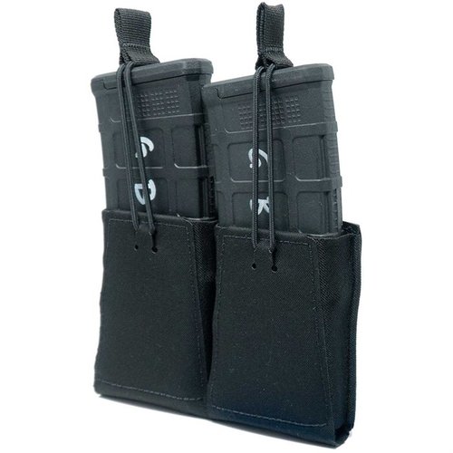 GBRS Groupin Double Rifle Magazine Pouch tarjoaa MOLLE-yhteensopivan, joustavan rakenteen, joka takaa sujuvan käytön ja varman pidon AR-15/AK-47 patruunoille.
