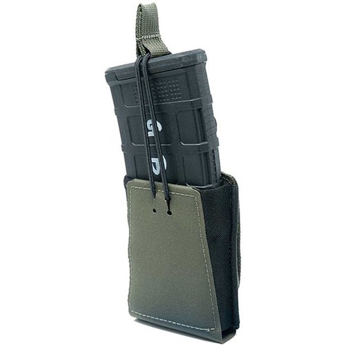 GBRS Groupin yksittäinen 7.62mm patruunapussi on monipuolinen, MOLLE-yhteensopiva ja bungee-kiinnityksellä varustettu, joka takaa nopean ja turvallisen käyttöönoton.