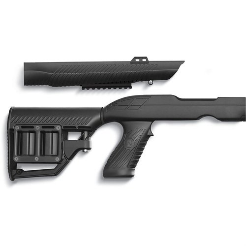 Tac-Hammer® RM4 Takedown - kevyt, kompakti, säädettävä perä, piilotettu Stowaway™ lisävarustetanko, yhteensopiva Ruger 10/22® Takedownin kanssa.