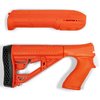 ADAPTIVE TACTICAL EX PERFORMANCE säädettävä perä ja etuosa Remington 870:lle, kestävä polymeri, säädettävä pituus, integroitu lisävarustetuki, saatavana mustana ja oranssina.