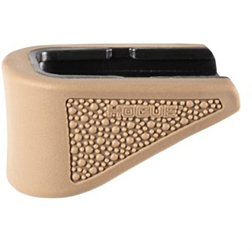 Hogue OverMolded Grip Extension Pad parantaa Glock 42:n otetta, tarjoaa lisäkäden tuen, suojaa magazineja ja on helppo asentaa.