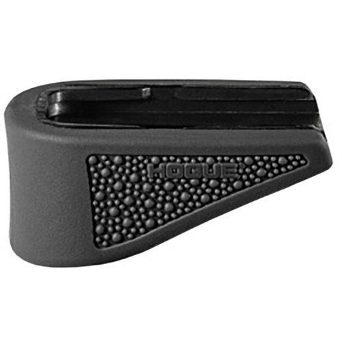 Hogue OverMolded Grip Extension Pad GLOCK 43: lisää mukavuutta, turvallista otetta ja suojaa lippaasi nopeissa latauksissa. Helppo asentaa ilman asehuoltoa.