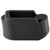 Hogue OverMolded Grip Extension Pad parantaa Glock 26:n käsittelyä, tarjoaa lisäotteen, suojaa patruunaa ja on helppo asentaa ilman asehuoltajaa.