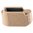 HOGUE OVERMOLD GRIP EXT PAD FOR GLOCK 19/26 9MM 10/15RD MAGS FDE
