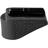 Hogue OverMolded Grip Extension Pad parantaa Glock 26:n ergonomiaa, tarjoaa lisäotteen, suojaa patruunat ja on helppo asentaa.