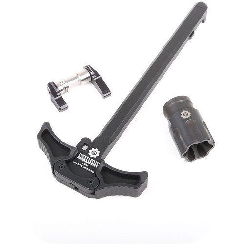 NLX PERFORMANCE KIT 1 parantaa AR-15:si suorituskykyä ambidextrisillä ohjaimilla, paremmalla otteella ja linear compensatorilla vaimentamaan laukaisuhyppyä.