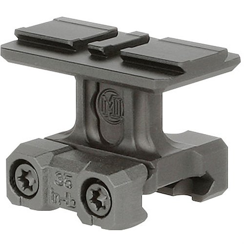 MK2 ACRO AIMPOINT MOUNT tarjoaa huipputarkkuutta, kestäviä materiaaleja ja monipuolisia asennusvaihtoehtoja, täydellinen valinta ampujille.