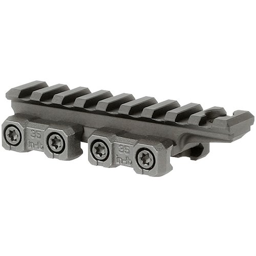 MK2 1913 RISERS tarjoavat kestävän ja tarkkuusluokan kiinnityksen eri optiikoille, saatavilla 5-, 9- ja 13-slot vaihtoehdoissa, valmistettu USA:ssa.