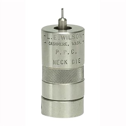 L.E. WILSONin Stainless Neck Sizing Dies mahdollistavat tarkemman kaulan muotoilun ja parantavat brassin käyttöikää ilman perinteistä laajentajaa.