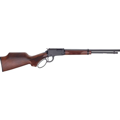 .22 Long Rifle H1 Sporter - kompakti ja nopea lever action - 16.5" blued steel - 13/14/18 laukauksen kapasiteetti - Picatinny rail - amerikkalainen pähkinäpuu.