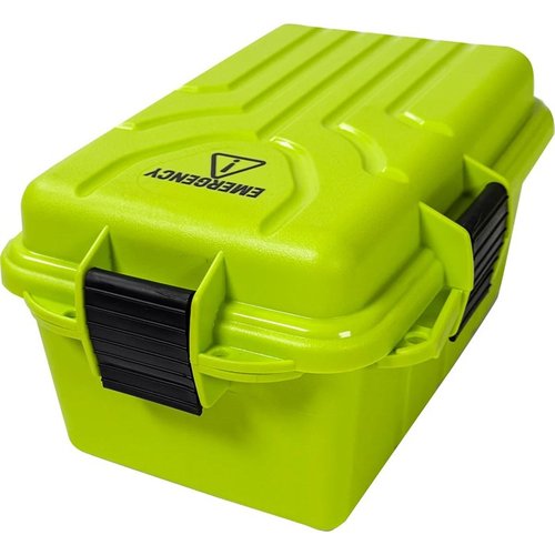 MTM EB2 Emergency Box on vedenkestävä, korkealaatuinen polypropeeni, jossa on O-renkaat ja padlock-tapit, pitäen tarvikkeet turvassa ja järjestyksessä.