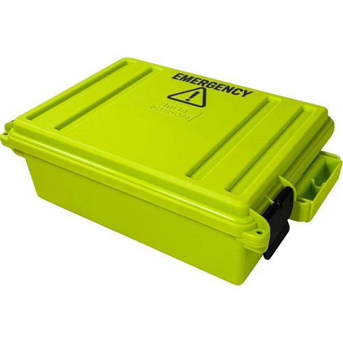 MTM EB3 Emergency Box on vedenkestävä, kestävä ja helposti näkyvä säilytysratkaisu, joka pitää tarpeesi turvassa ja järjestyksessä hätätilanteissa.