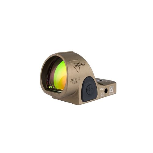 SRO ADJUSTABLE LED REFLEX RED DOT SIGHT - TRIJICON SRO 2.5 MOA ADJUSTABLE LED REFLEX RED DOT SIGHT COY BROWN